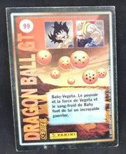 Charger l&#39;image dans la galerie, carte Dragon Ball GT Cards Part 1 n°99 (1999) panini songoku vs baby vegeta dbgt 