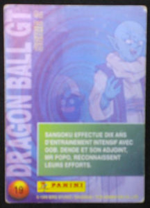 carte Dragon Ball GT Cards Part 2 n°19 (1999) panini songoku oub dende popo dbgt cardamehdz