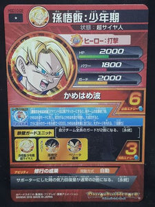 carte Dragon Ball Heroes God Mission Part 10 HGD10-02 (2016) bandai songohan dbh gdm cardamehdz