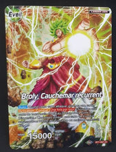 Charger l&#39;image dans la galerie, carte Dragon Ball Super Card Game Fr Assault of the Saiyans BT7-002 UC (2019) bandai broly cauchemar récurrent dbscg