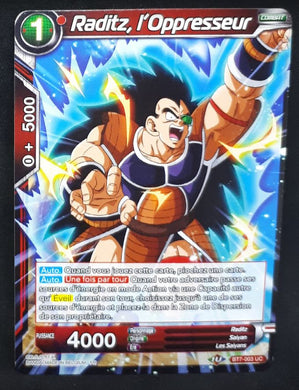 carte Dragon Ball Super Card Game Fr Assault of the Saiyans BT7-003 UC (2019) bandai raditz l oppresseur dbscg