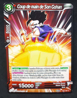 carte Dragon Ball Super Card Game Fr Assault of the Saiyans BT7-007 C (2019) bandai coup de main de songohan dbscg cardamehdz 