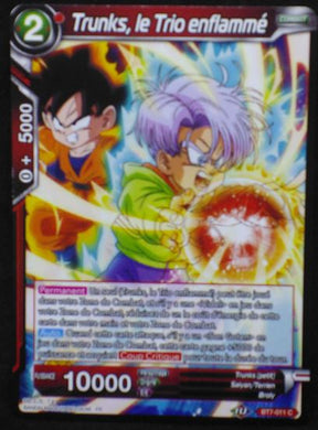 carte Dragon Ball Super Card Game Fr Assault of the Saiyans BT7-011 C (2019) bandai trunks le trio enflammé dbscg cardamehdz