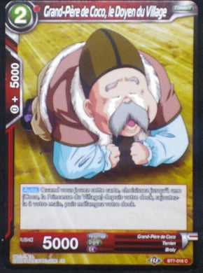 carte Dragon Ball Super Card Game Fr Assault of the Saiyans BT7-016 C (2019) bandai Grand-Père de Coco, le Doyen du Village dbscg cardamehdz