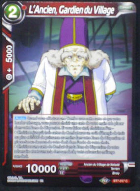 carte Dragon Ball Super Card Game Fr Assault of the Saiyans BT7-017 C (2019) bandai l'ancien gardien du village dbscg cardamehdz