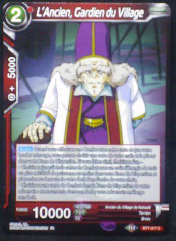 carte Dragon Ball Super Card Game Fr Assault of the Saiyans BT7-017 C (2019) bandai l'ancien gardien du village dbscg cardamehdz