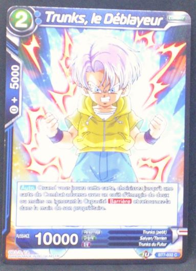 carte Dragon Ball Super Card Game Fr Assault of the Saiyans BT7-032 C (2019) bandai trunks le déblayeur dbscg 
