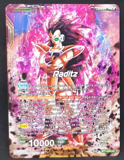 carte Dragon Ball Super Card Game Fr Assault of the Saiyans BT7-049 UC (2019) bandai raditz dbscg 