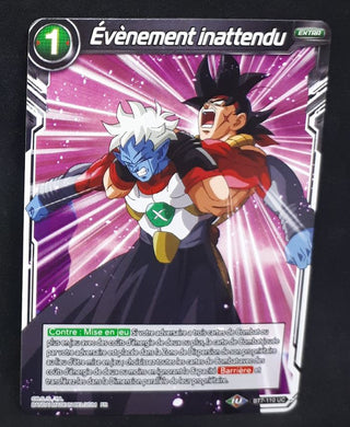 carte Dragon Ball Super Card Game Fr Assault of the Saiyans BT7-110 UC (2019) bandai évènement inattendu dbscg cardamehdz 
