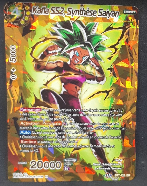 carte Dragon Ball Super Card Game Fr Assault of the Saiyans BT7-128 ISR (2019) bandai kafla ss2 synthèse saiyan dbscg 