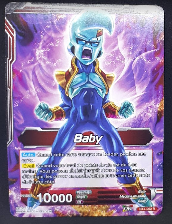 carte Dragon Ball Super Card Game Fr Colossal Warfare BT4-002 R (foil) baby gorille déchainé dbscg 