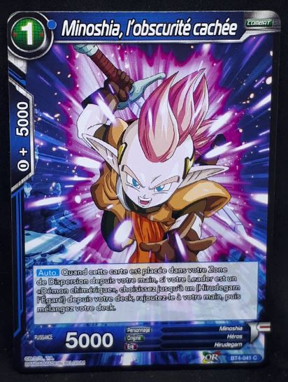 carte Dragon Ball Super Card Game Fr Colossal Warfare BT4-041 C (2018) bandai Minoshia l obscurité cachée dbscg cardamehdz