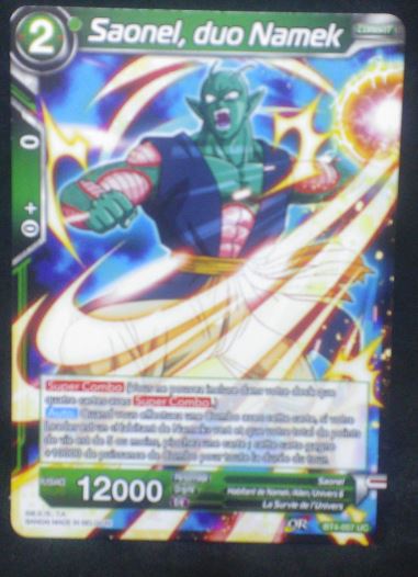 carte Dragon Ball Super Card Game Fr Colossal Warfare BT4-057 UC (2018) bandai Saonel, duo Namek dbscg cardamehdz