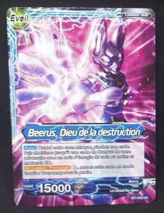 carte Dragon Ball Super Card Game Fr Galactic Battle BT1-029 UC bandai beerus dieu de la destruction dbscg cardamehdz