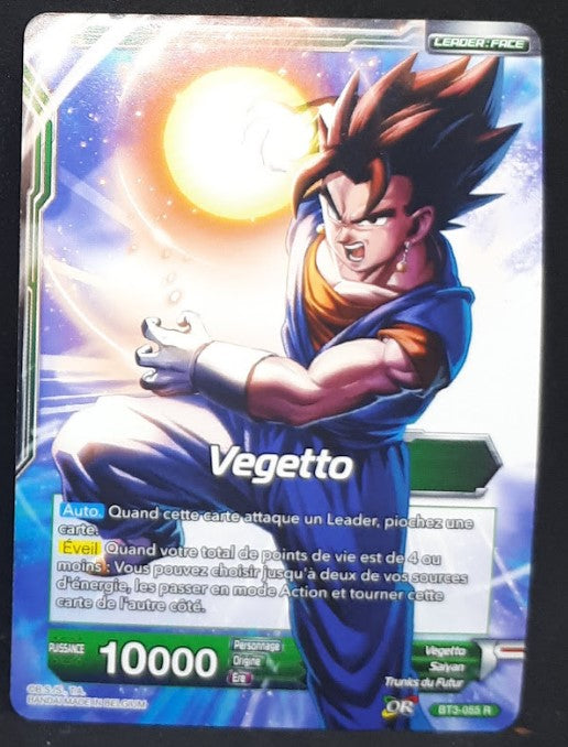 carte Dragon Ball Super Card Game Fr Les Mondes Croises BT3-114 R bandai vegetto ssb confrontation pleine puissance dbscg 