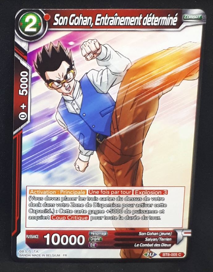 carte Dragon Ball Super Card Game Fr Malicious Machinations BT8-005 C (2019) bandai songohan entrainement determine dbscg