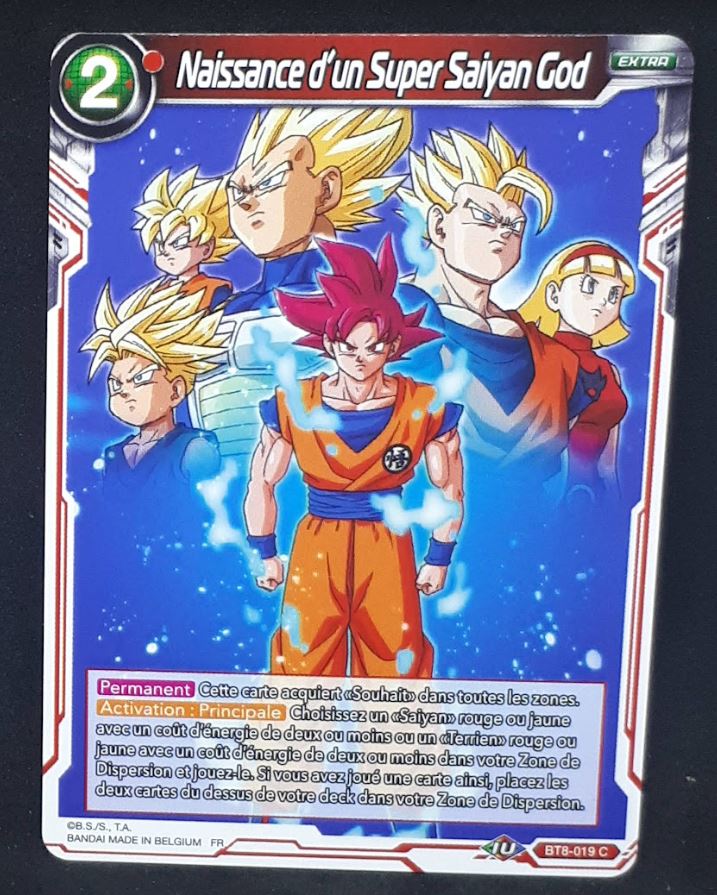 carte Dragon Ball Super Card Game Fr Malicious Machinations BT8-019 C (2019) bandai naissance d un super saiyan god dbscg