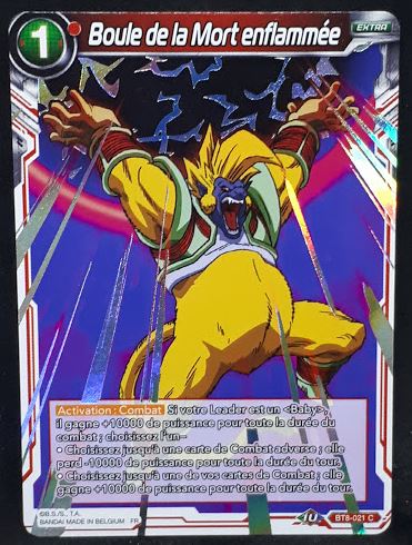carte Dragon Ball Super Card Game Fr Malicious Machinations BT8-021 C (2019) (foil) bandai baby vegeta boule de la mort enflammée dbscg foil cardamehdz