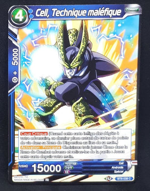 carte Dragon Ball Super Card Game Fr Malicious Machinations BT8-038 C (2019) bandai cell technique malefique dbscg