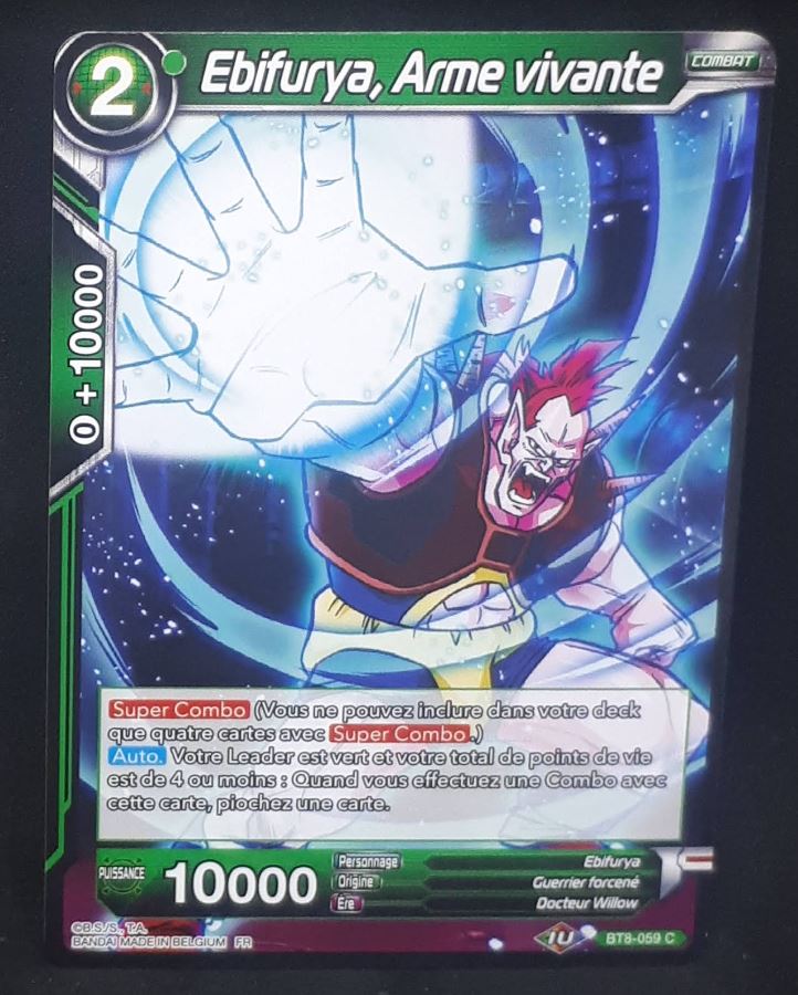 carte Dragon Ball Super Card Game Fr Malicious Machinations BT8-059 C (2019) bandai ebifurya arme vivante dbscg 