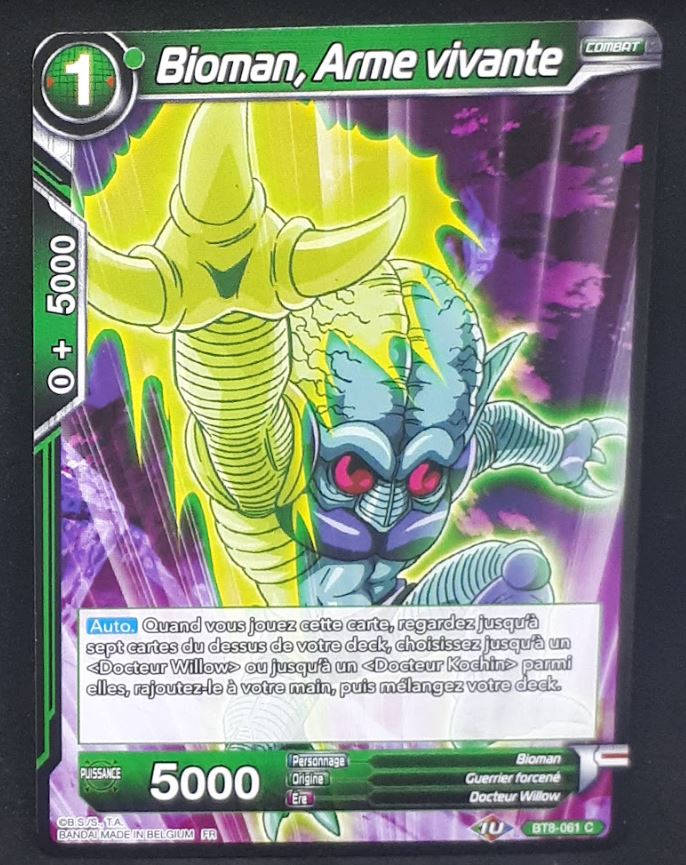 carte Dragon Ball Super Card Game Fr Malicious Machinations BT8-061 C (2019) bandai bioman arme vivante dbscg