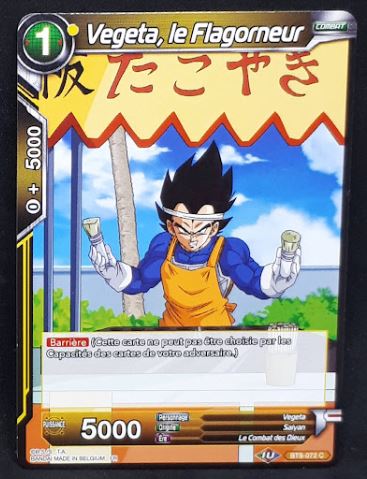 carte Dragon Ball Super Card Game Fr Malicious Machinations BT8-072 C (2019) bandai vegeta le flagorneur