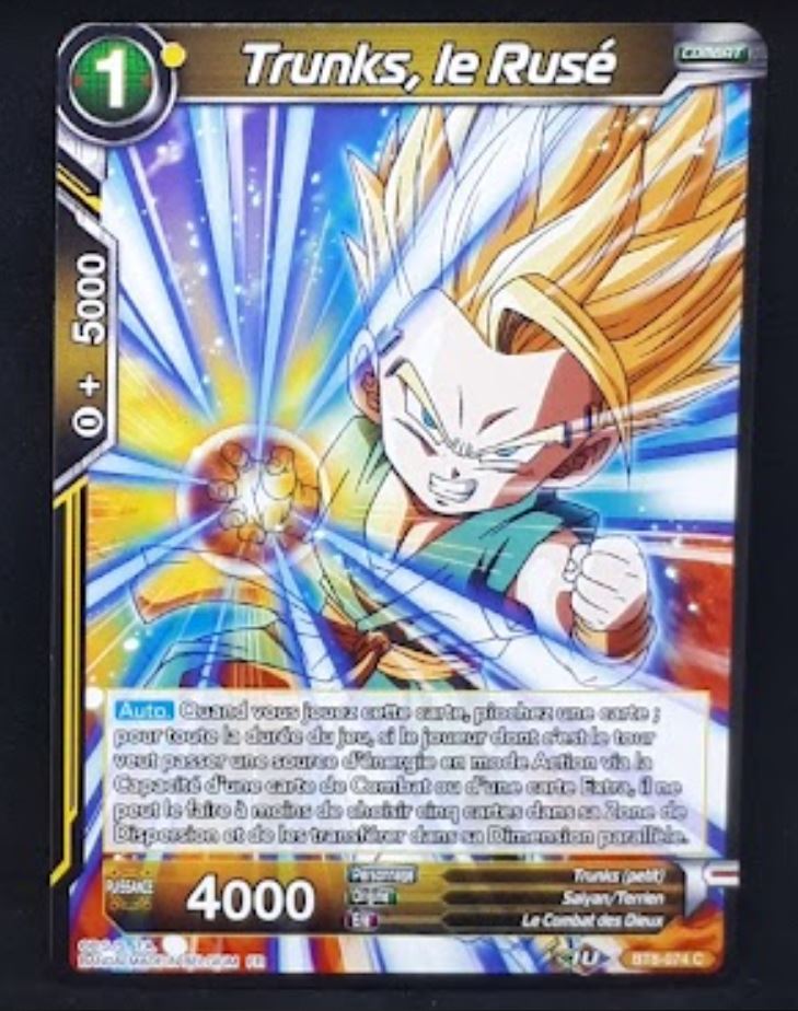 carte Dragon Ball Super Card Game Fr Malicious Machinations BT8-074 C (2019) bandai trunks le ruse dbscg