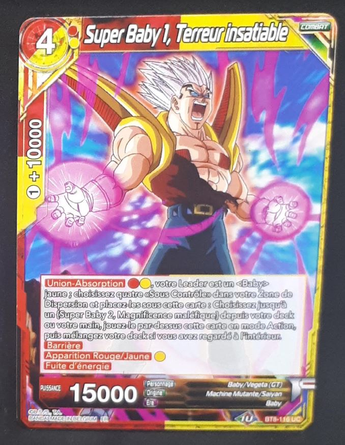 carte Dragon Ball Super Card Game Fr Malicious Machinations BT8-116 UC (2019) bandai super baby 1 terreur insatiable dbscg