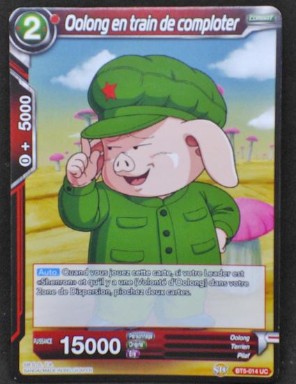 carte Dragon Ball Super Card Game Fr Miraculous Revival BT5-014 UC (2018) bandai oolong en train de comploter dbscg