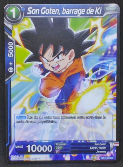 carte Dragon Ball Super Card Game Fr Miraculous Revival BT5-033 C (2018) bandai songoten barrage de ki dbscg 