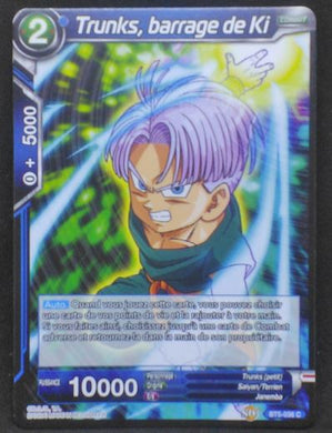 carte Dragon Ball Super Card Game Fr Miraculous Revival BT5-036 C (2018) bandai trunks barrage de ki dbscg 