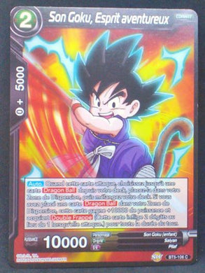 carte Dragon Ball Super Card Game Fr Miraculous Revival BT5-106 C (2018) bandai songoku esprit aventureux dbscg 