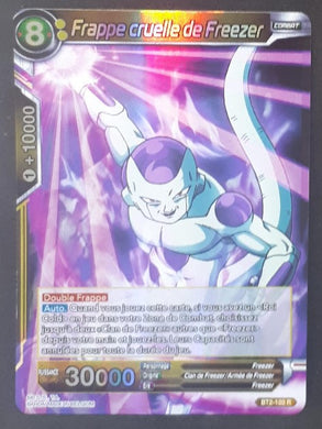 carte Dragon Ball Super Card Game Fr Part 2 BT2-103 R bandai (2018) frappe cruelle de freezer dbscg 