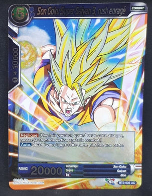 carte Dragon Ball Super Card Game Fr Part 3 BT3-035 UC (foil) songoku super saiyen 3 rush engage bandai dbscg cardamehdz 