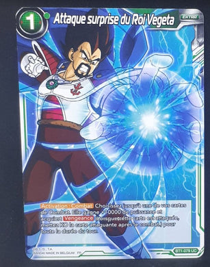 carte Dragon Ball Super Card Game Fr Premium Pack 2 BT1-079 UC (2019) bandai Attaque surprise du roi Vegeta