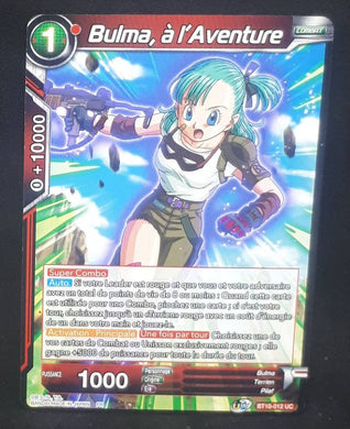 carte Dragon Ball Super Card Game Fr Rise of the Unison Warrior  BT10-012 UC (2020) bandai BULMA A L AVENTURE dbscg