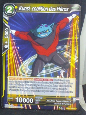 carte Dragon Ball Super Card Game Fr The Tournament Of Power TB1-085 C (2018) bandai Kunsi, coalition des Héros dbscg cardamehdz