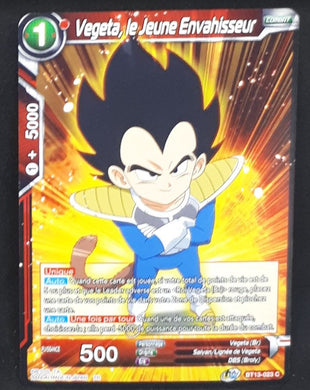 carte Dragon Ball Super Card Game Fr Unison Warrior Series Set 04 BT13-023 C (2021) bandai vegeta le jeune envahisseur dbscg