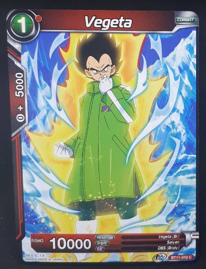 carte Dragon Ball Super Card Game Fr Unison Warrior Vermilion Bloodline BT11-010 C (2020) bandai vegeta dbscg