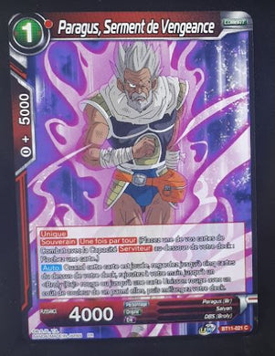 carte Dragon Ball Super Card Game Fr Unison Warrior Vermilion Bloodline BT11-021 C (2020) bandai paragus serment de vengeance dbscg 
