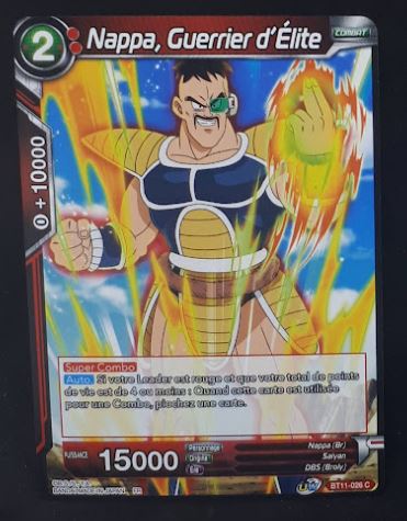 carte Dragon Ball Super Card Game Fr Unison Warrior Vermilion Bloodline BT11-026 C (2020) bandai nappa guerrier d élite dbscg 