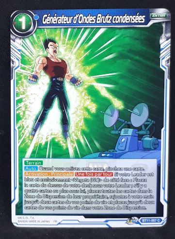carte Dragon Ball Super Card Game Fr Unison Warrior Vermilion Bloodline BT11-057 C (2020) bandai generateur d ondes brutz condensées dbscg 