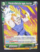 Charger l&#39;image dans la galerie, carte Dragon Ball Super Card Game Fr Unison Warrior Vermilion Bloodline BT11-067 UC (2020) bandai prince de la destruction vegeta vie et mort dbscg