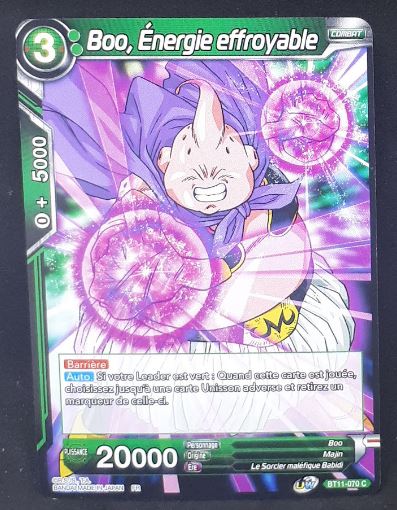 carte Dragon Ball Super Card Game Fr Unison Warrior Vermilion Bloodline BT11-070 C (2020) bandai boo énergie effroyable dbscg 