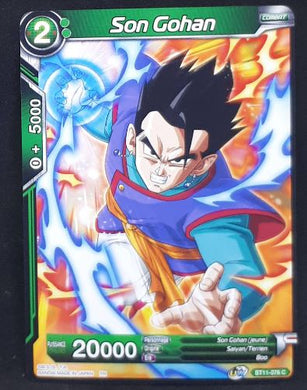 carte Dragon Ball Super Card Game Fr Unison Warrior Vermilion Bloodline BT11-076 C (2020) bandai songohan dbscg