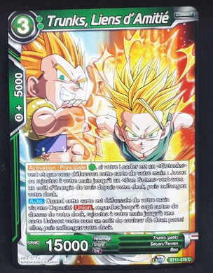 carte Dragon Ball Super Card Game Fr Unison Warrior Vermilion Bloodline BT11-079 C (2020) bandai trunks liens d'amitié dbscg 
