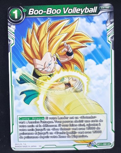 carte Dragon Ball Super Card Game Fr Unison Warrior Vermilion Bloodline BT11-090 UC (2020) bandai boo-boo volleyball dbscg
