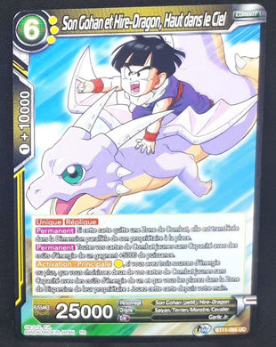 carte Dragon Ball Super Card Game Fr Unison Warrior Vermilion Bloodline BT11-095 UC (2020) bandai songohan et hire dragon haut dans le ciel dbscg