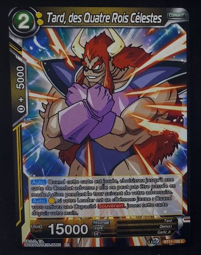 carte Dragon Ball Super Card Game Fr Unison Warrior Vermilion Bloodline BT11-108 C (2020) bandai tard des qutre rois célestes dbscg 