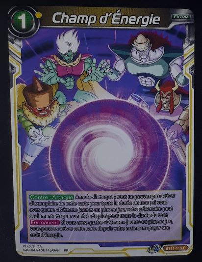 carte Dragon Ball Super Card Game Fr Unison Warrior Vermilion Bloodline BT11-118 C (2020) bandai champ d energie dbscg